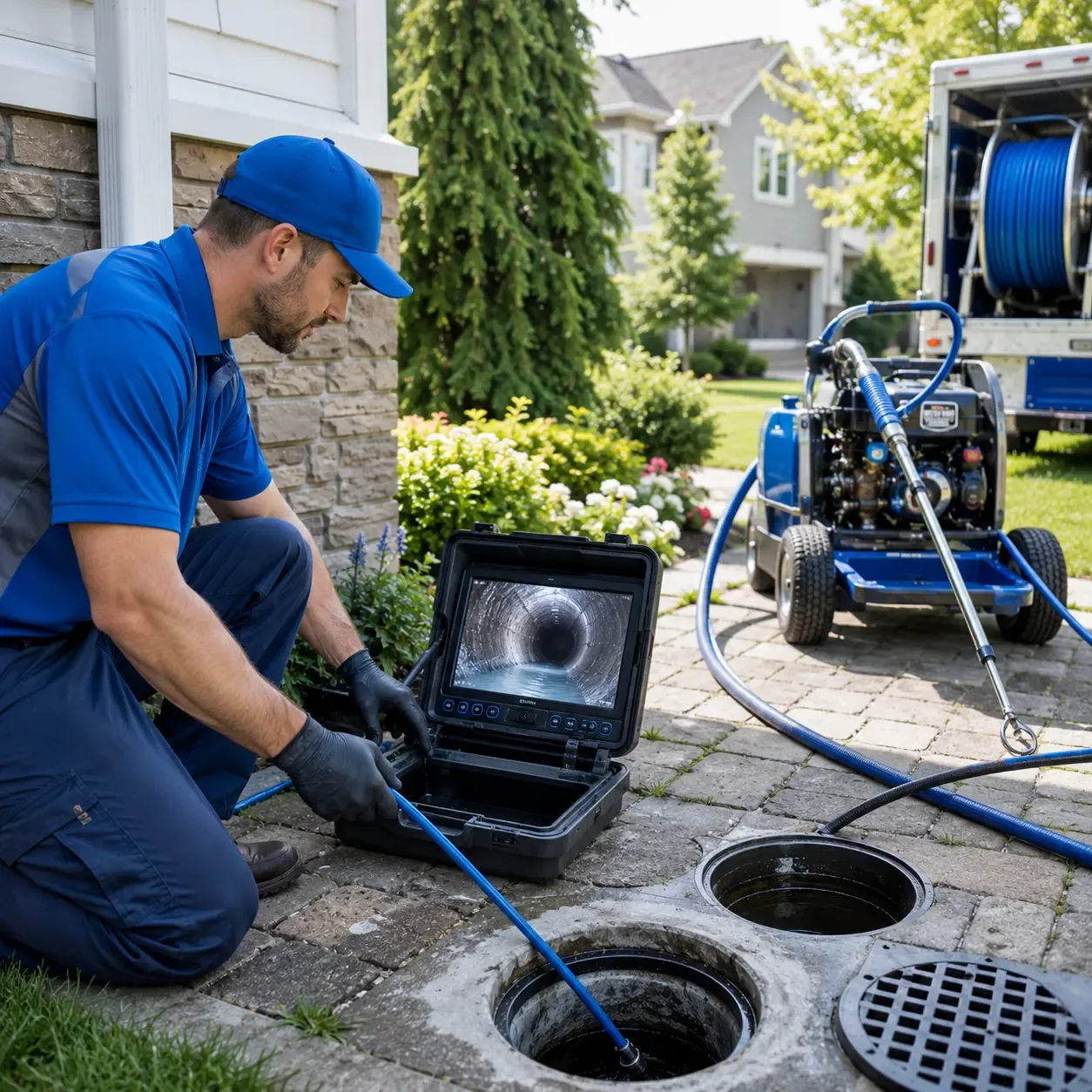 Outdoor drain cleaning professionals serving Buckingham, PA